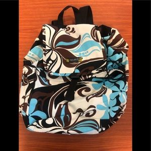 Hawaiian Print Backpack